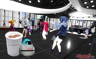日産自動車、「NISSAN CROSSING」にてリアルとメタバースをつなぐ「ハンドルぐるぐる体操体験会」を開催