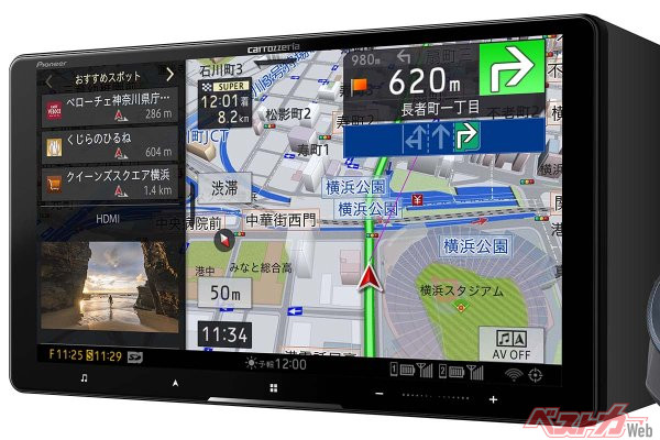ぶっちぎりの高音質がスゴイ新型「サイバーナビ」！　超絶ネットワーク機能が便利すぎる!!