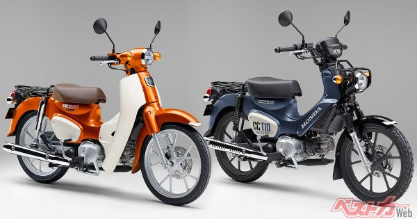 「スーパーカブ110」と「クロスカブ110」のカラーバリエーションを変更し発売