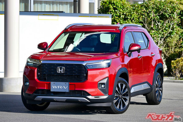 ホンダ WR-V（208万8800～248万9300円）。タイ生産でガソリン車のみ