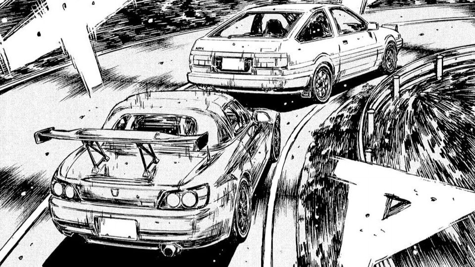 『頭文字D』名勝負列伝10 「神」が操る究極のFR対決 ハチロク対S2000編