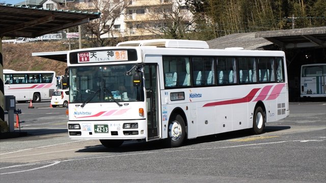 西鉄「赤間急行」に乗りバス　鉄道駅との連絡無しで突っ走る!!